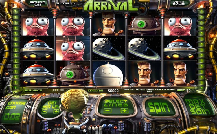 Игровой аппарат «Arrival» на официальном сайте казино Рокс