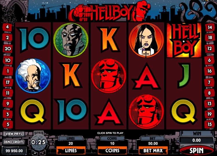 Игровой автомат «Hellboy» (Хеллбой) в казино Эльдорадо