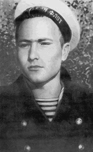 Матрос В.М. Шукшин во время службы на Черноморском флоте