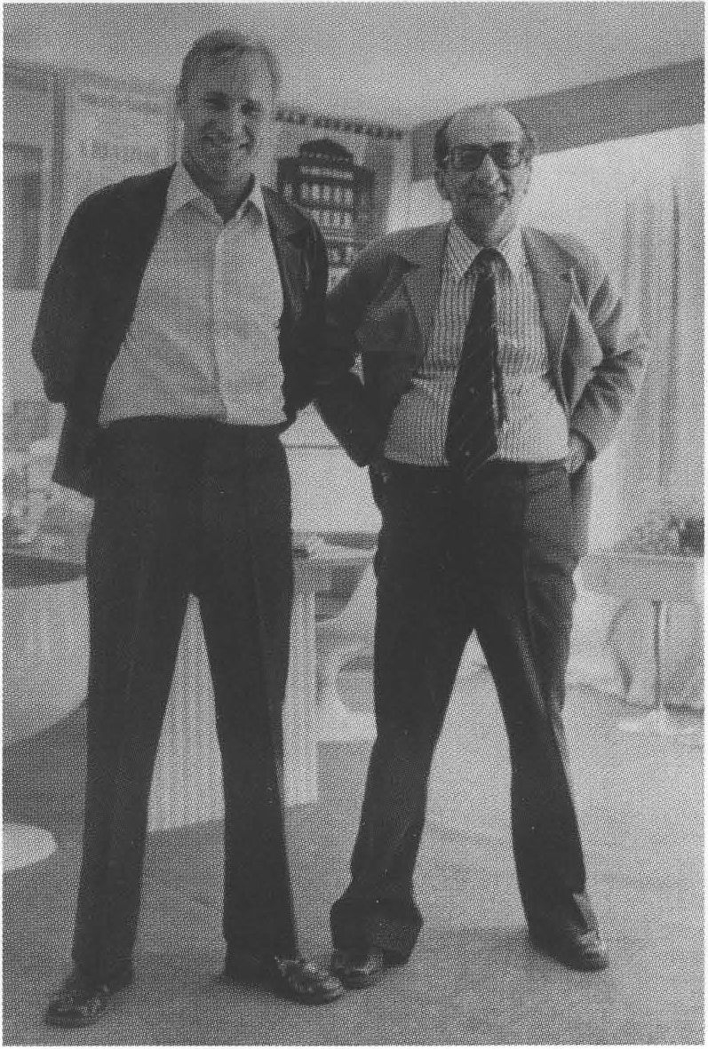 Во время работы над спектаклем «Энергичные люди» в БДТ с режиссером Г. Товстоноговым. 1974